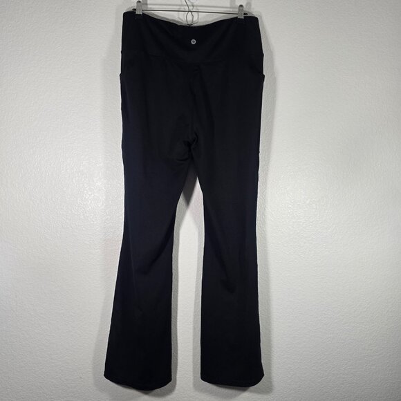 Baleaf Flare Yoga Pants Women Plus Size 3XL Black Stretch Athletic Workout - Picture 4 of 8